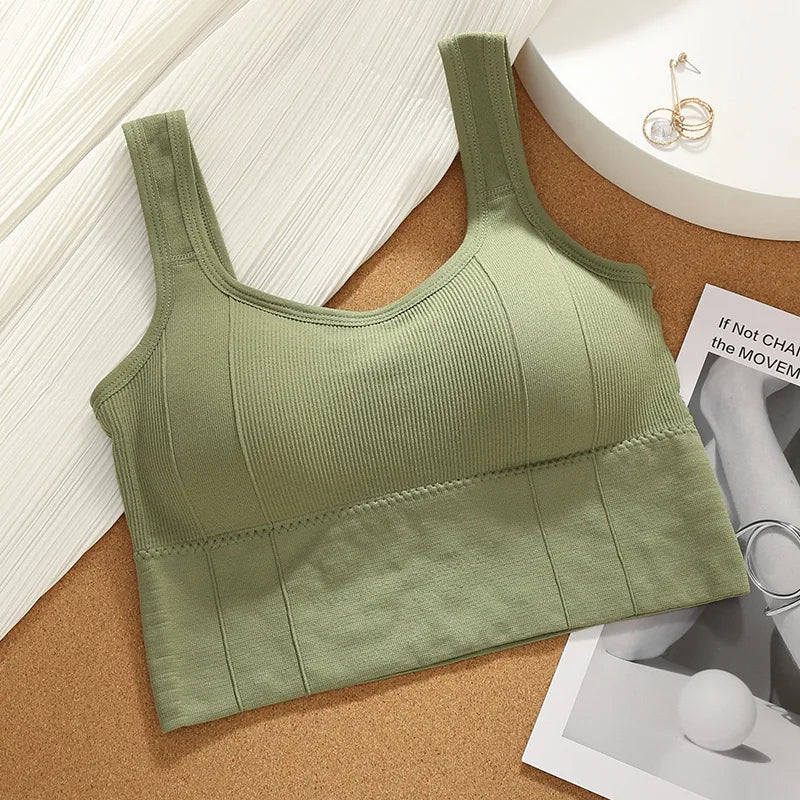 NONECN Breathable Sports Bra Women Yoga Top Anti Sweat Seamless