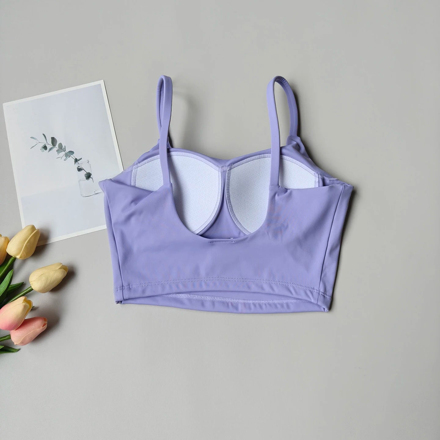NONECN Breathable Push Up Sports Bra For Women Yoga Top