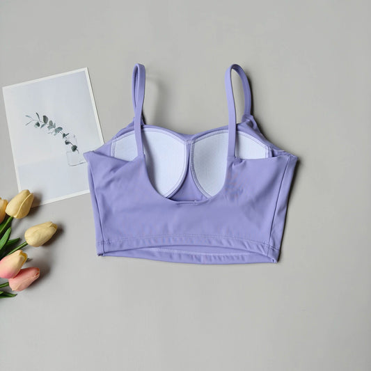 NONECN Breathable Push Up Sports Bra For Women Yoga Top