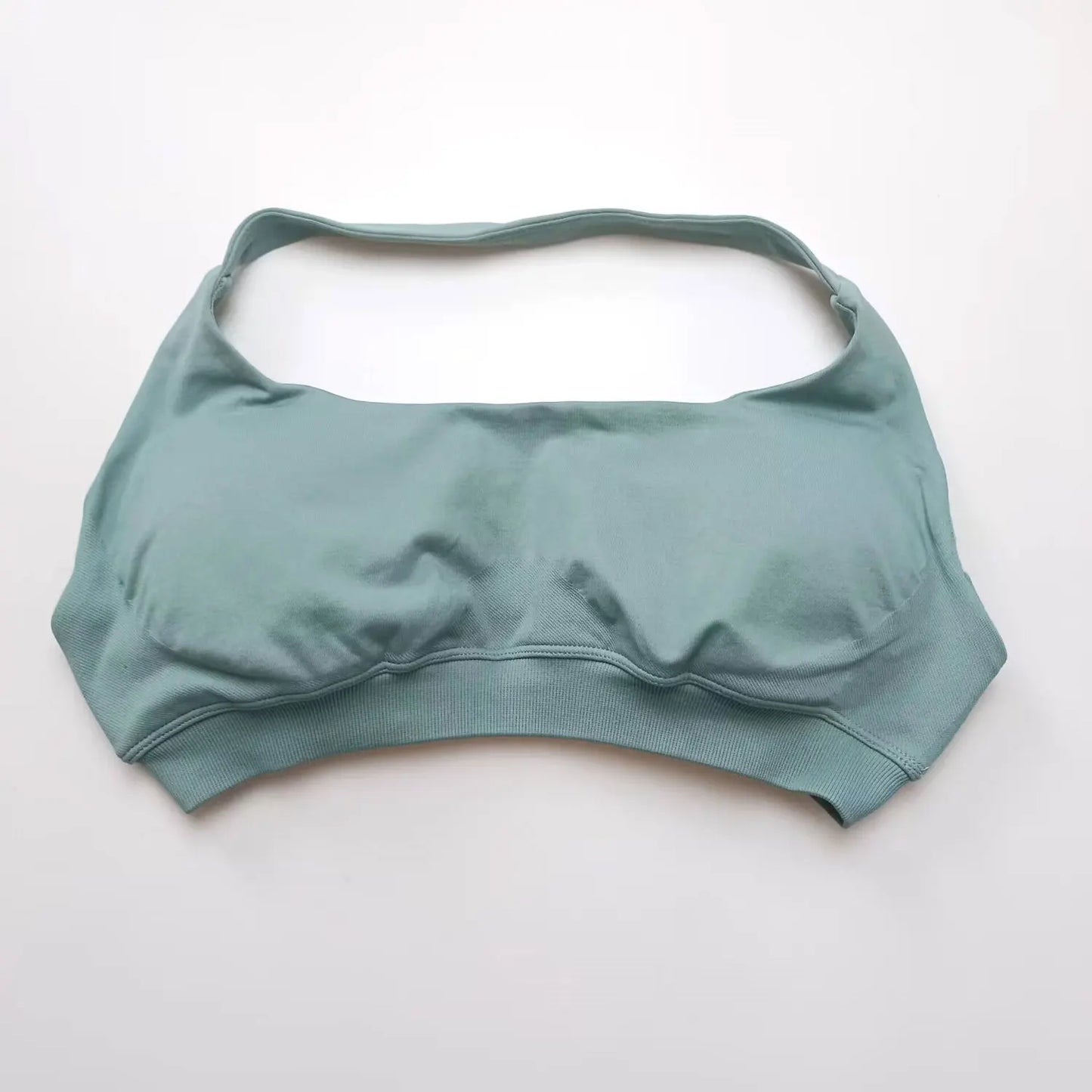 Impact Sports Bra Women Seamless Halter Top Open Back