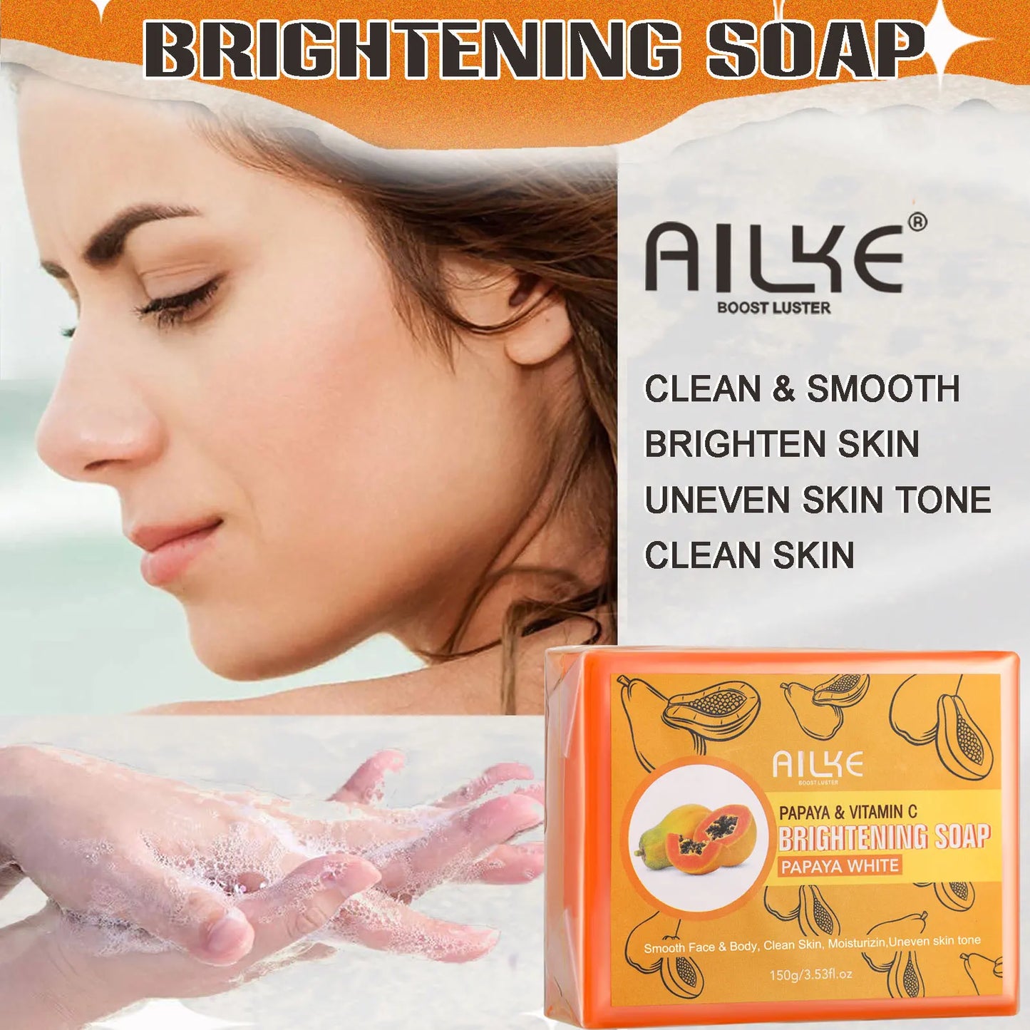 AILKE Double Glutathione Whitening Skin Care For All Skin Types