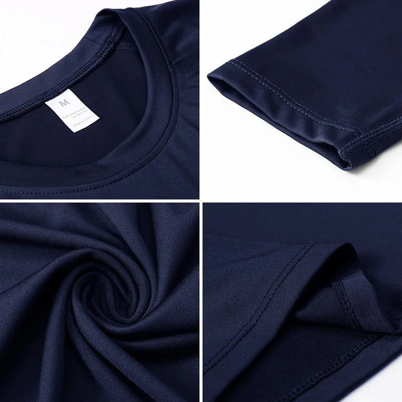 NONECN Compression Long Sleeve Workout Shirt Base Layer