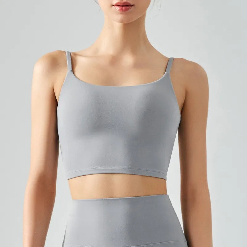 NONECN Breathable Push Up Sports Bra For Women Yoga Top