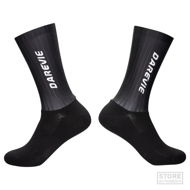 Cycling Socks Aero Sock Speed Breathable Anti Slip For Men