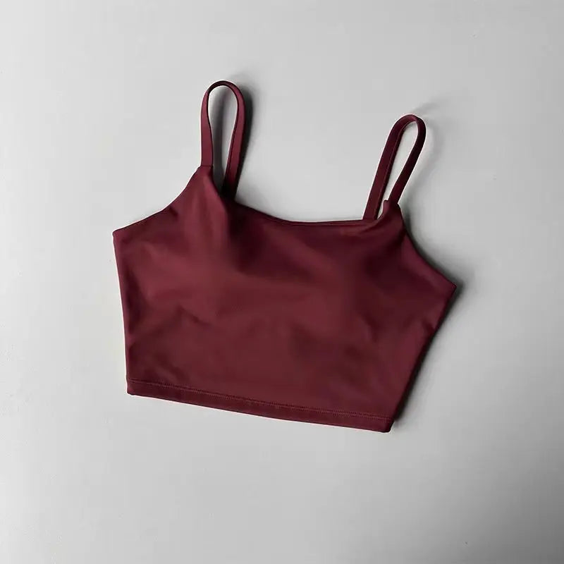 NONECN Breathable Push Up Sports Bra For Women Yoga Top
