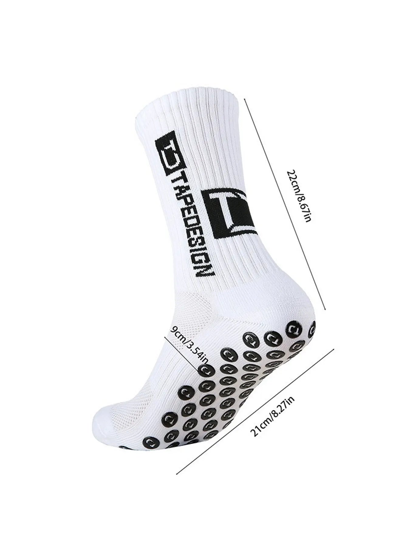 NONECN Football Socks Unisex Mid Length Anti Slip Training Thickened