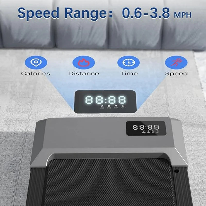 Superun 2.5 HP Home Treadmill With LCD Data Display 2in1