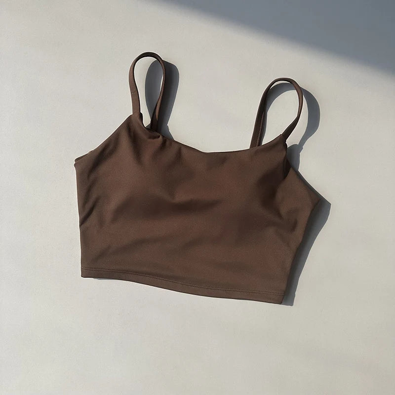 NONECN Breathable Push Up Sports Bra For Women Yoga Top
