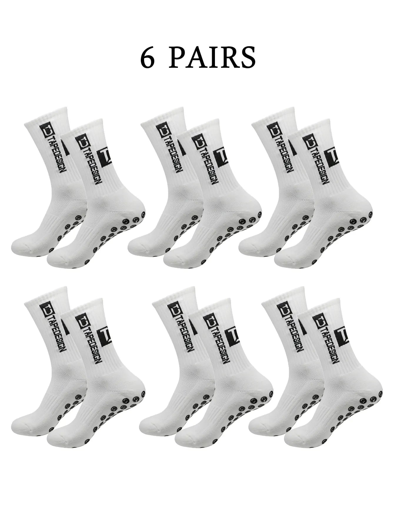 NONECN Football Socks Unisex Mid Length Anti Slip Training Thickened