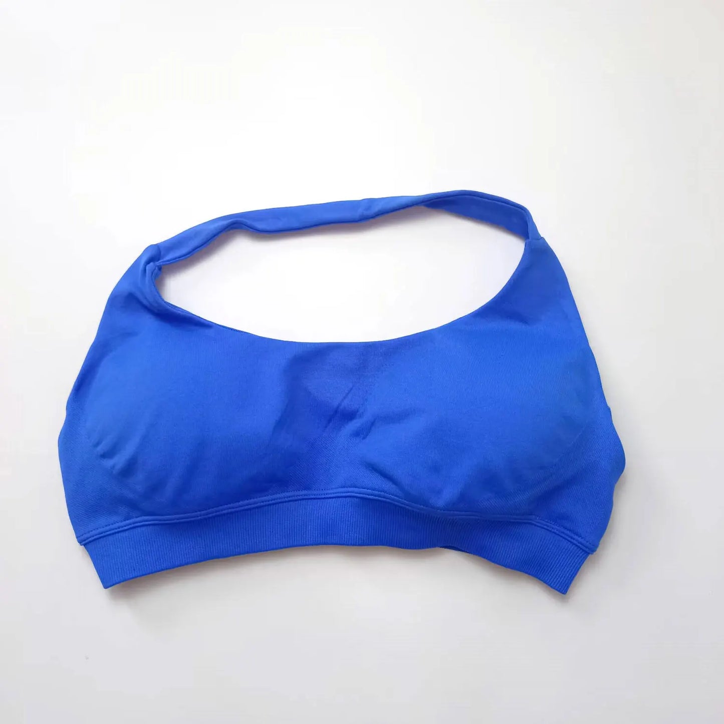 Impact Sports Bra Women Seamless Halter Top Open Back
