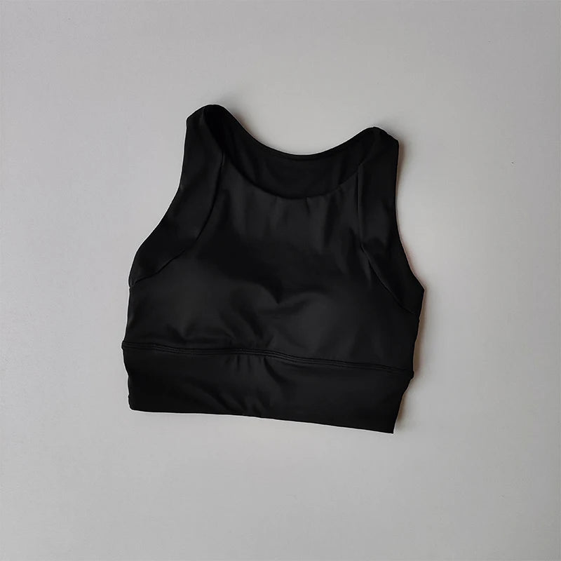 Womens Push Up Sports Bra Breathable Yoga Gym Running Vest