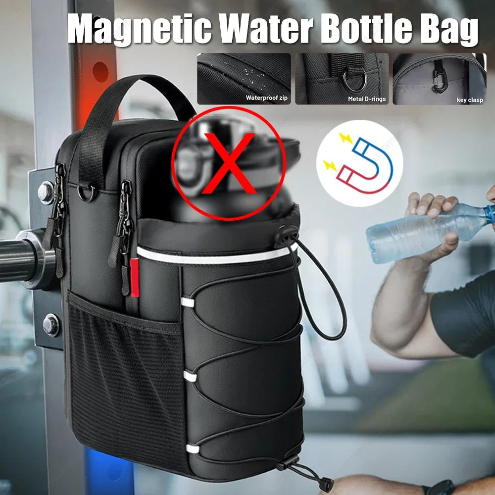 APWIKOGERCN Magnetic Water Bottle Holder Crossbody Bag