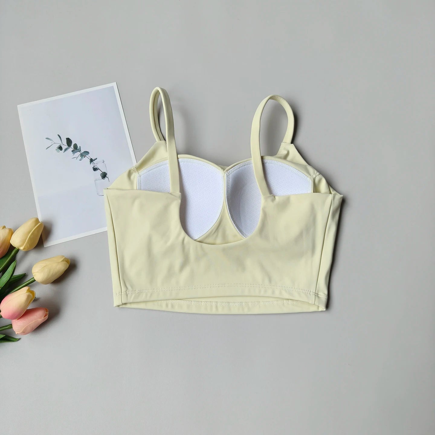 NONECN Breathable Push Up Sports Bra For Women Yoga Top