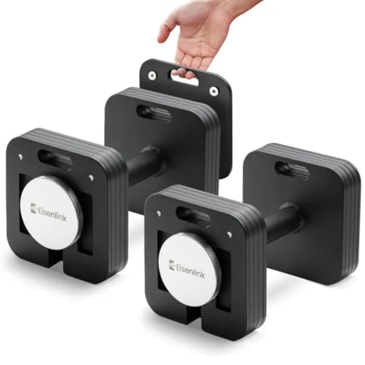 Eisenlink Adjustable Dumbbell Set 10 50 80lb Quick Lock