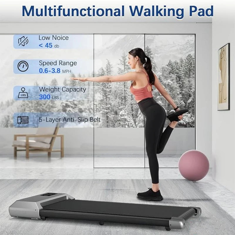 Superun 2.5 HP Home Treadmill With LCD Data Display 2in1
