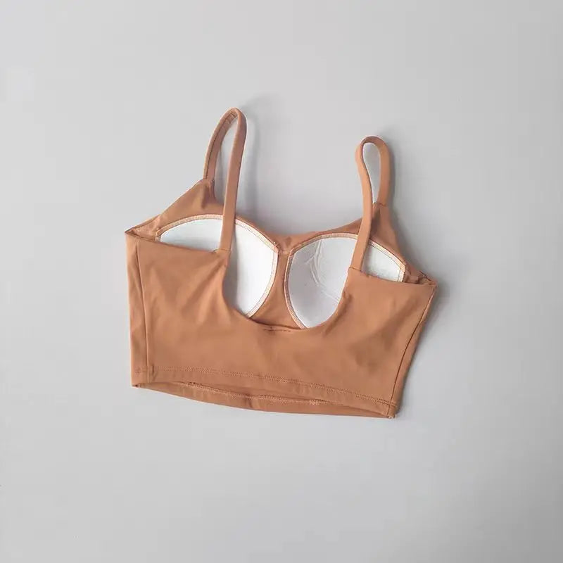 NONECN Breathable Push Up Sports Bra For Women Yoga Top