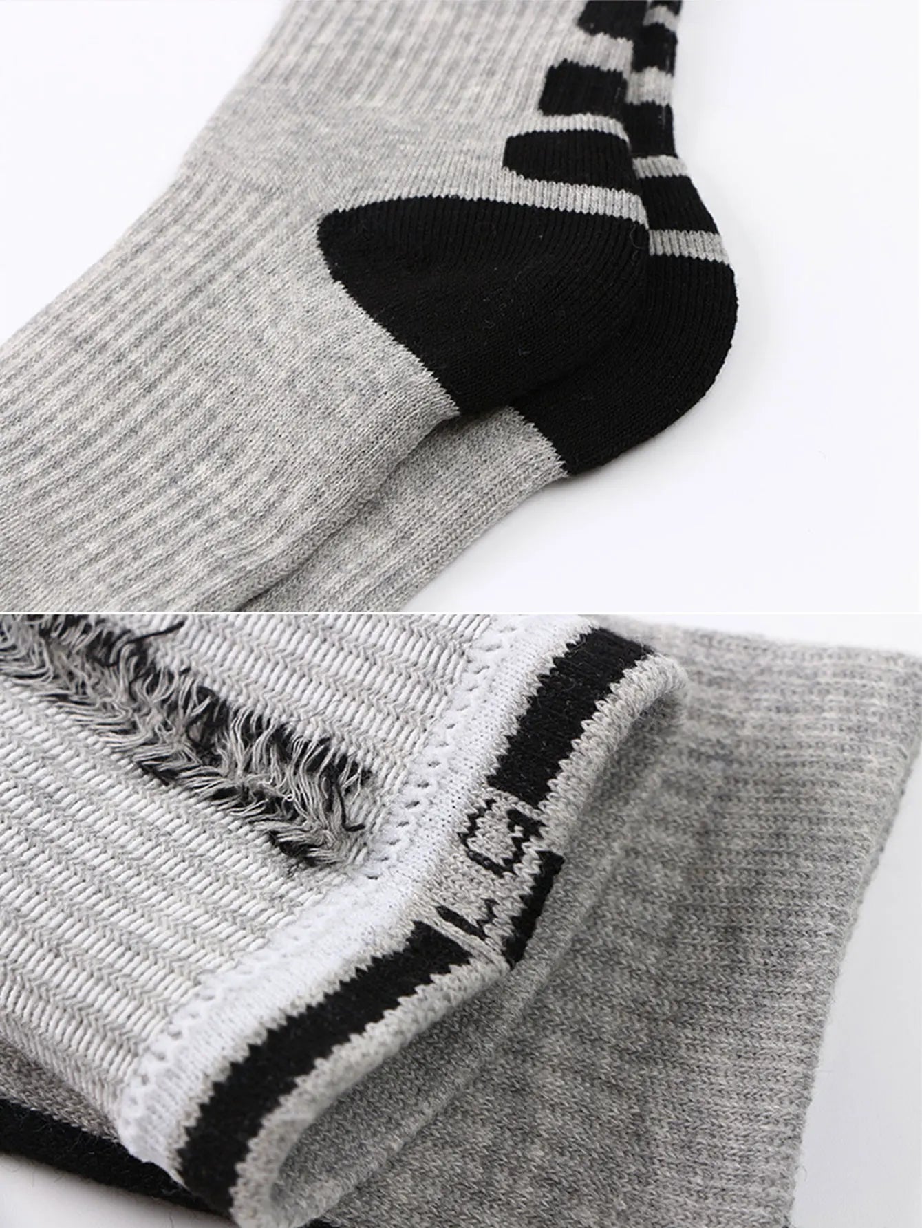 NONE Pro Basketball Training Socks With Mid Length TowelBottoms 3-Pair