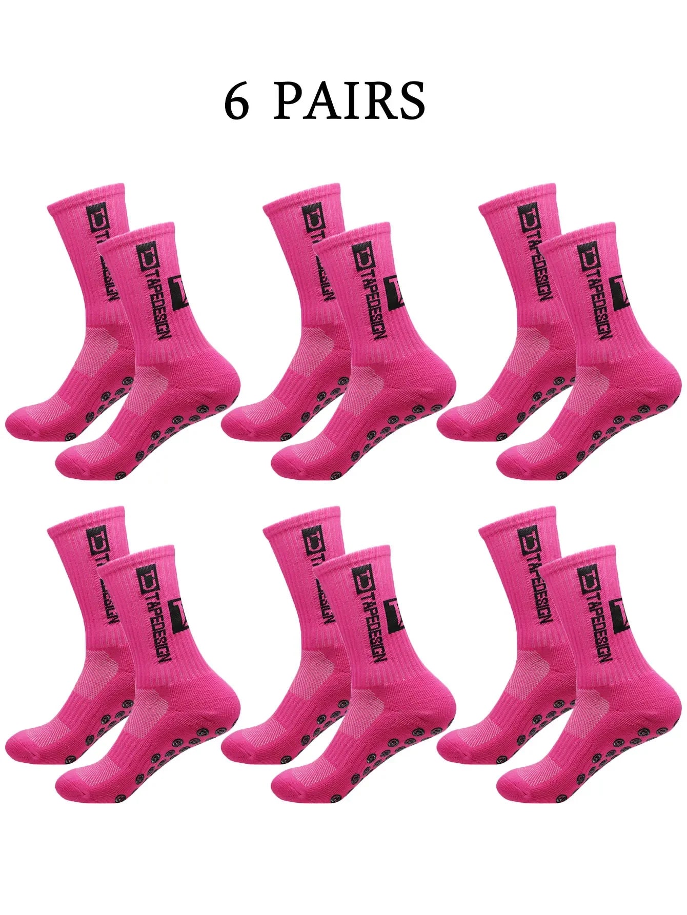 NONECN Football Socks Unisex Mid Length Anti Slip Training Thickened