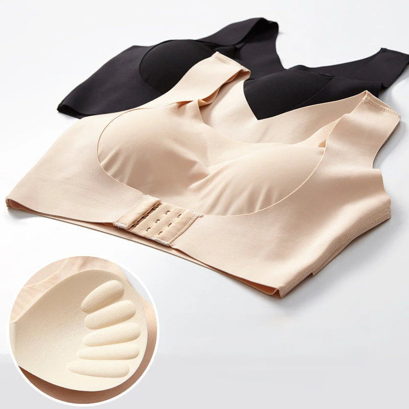 NONECN Women Posture Corrector Bralette With Front Closure Breathable Nylon