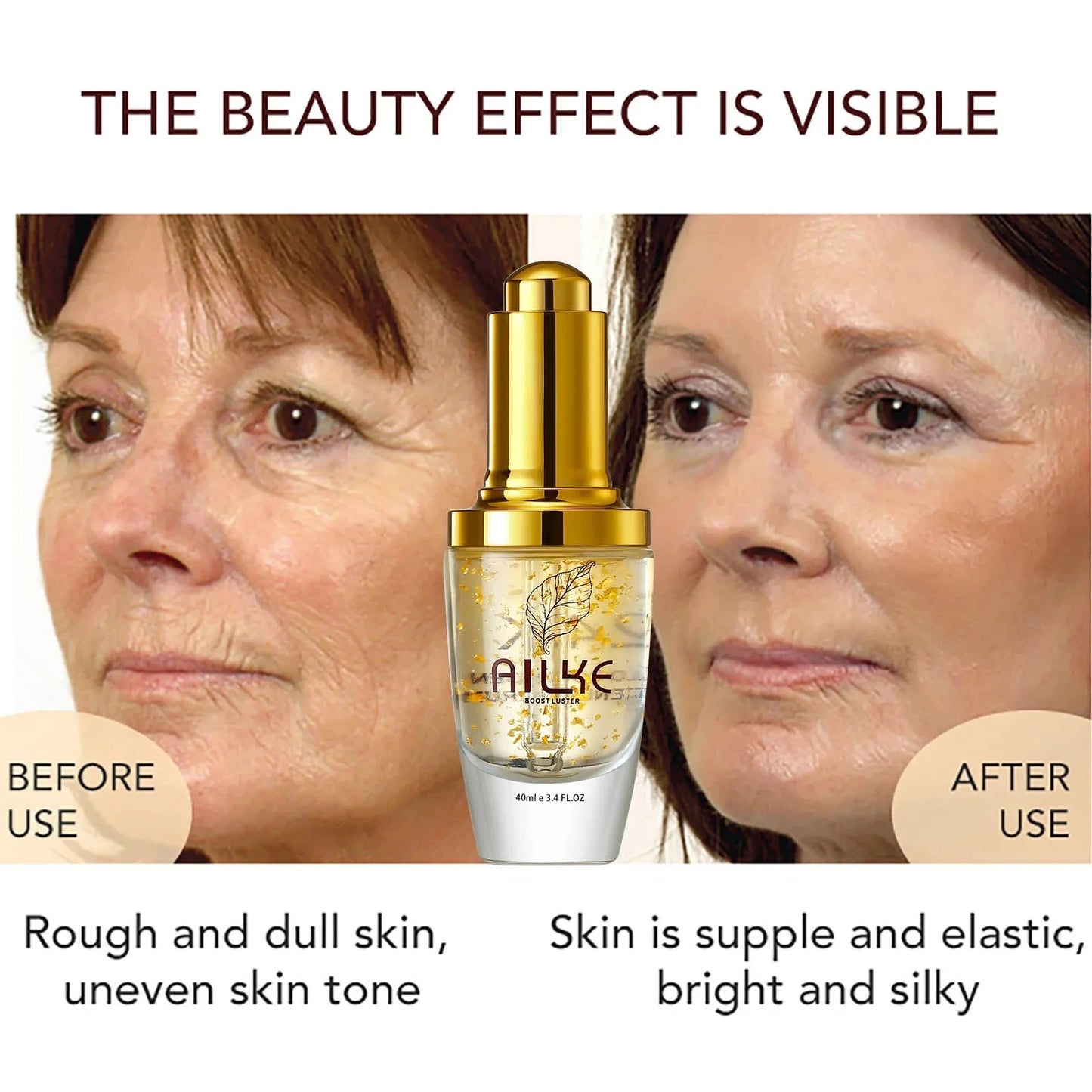 AILKE 24K Collagen Facial Whitening Set Moisturizing
