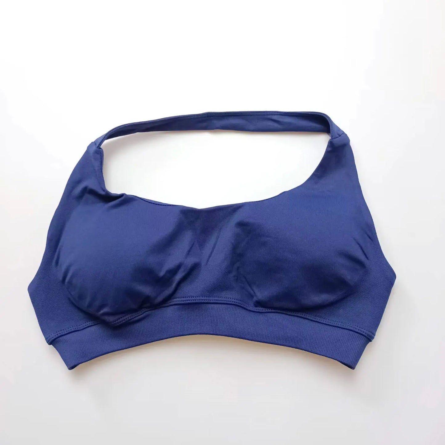 Impact Sports Bra Women Seamless Halter Top Open Back