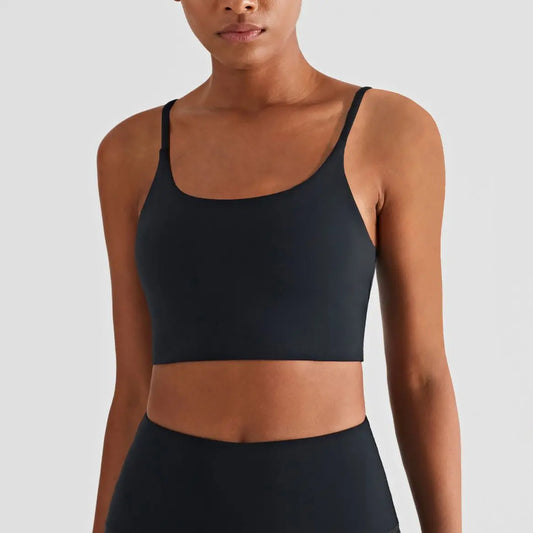 Women Yoga Sports Bra Top Breathable U Shaped Chest Pad