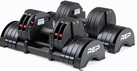 Adjustable Dumbbells With Quick Weight Change For Home Gym