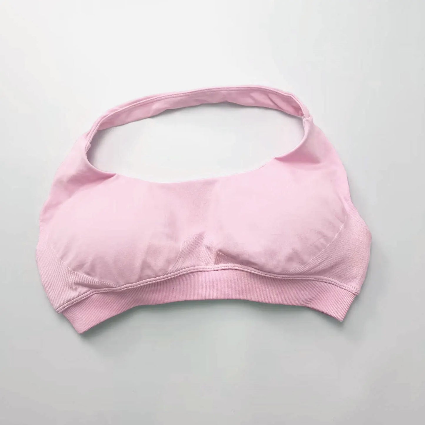 Impact Sports Bra Women Seamless Halter Top Open Back