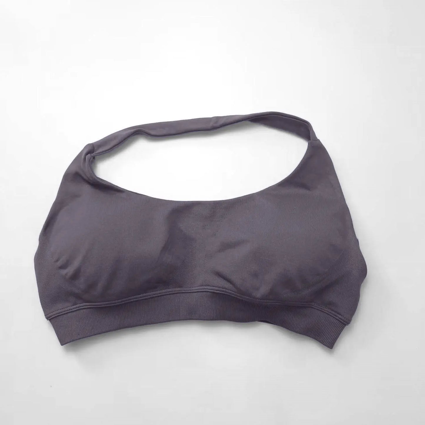 Impact Sports Bra Women Seamless Halter Top Open Back