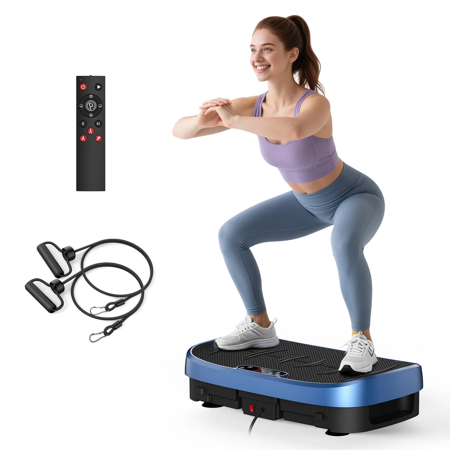 HTM Vibration Plate Fitness Multifunction Trainer 330 Pounds