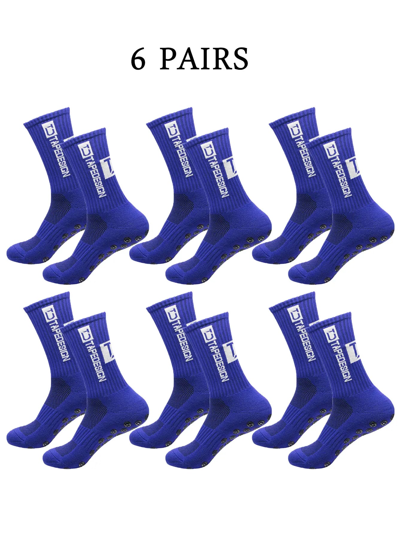 NONECN Football Socks Unisex Mid Length Anti Slip Training Thickened