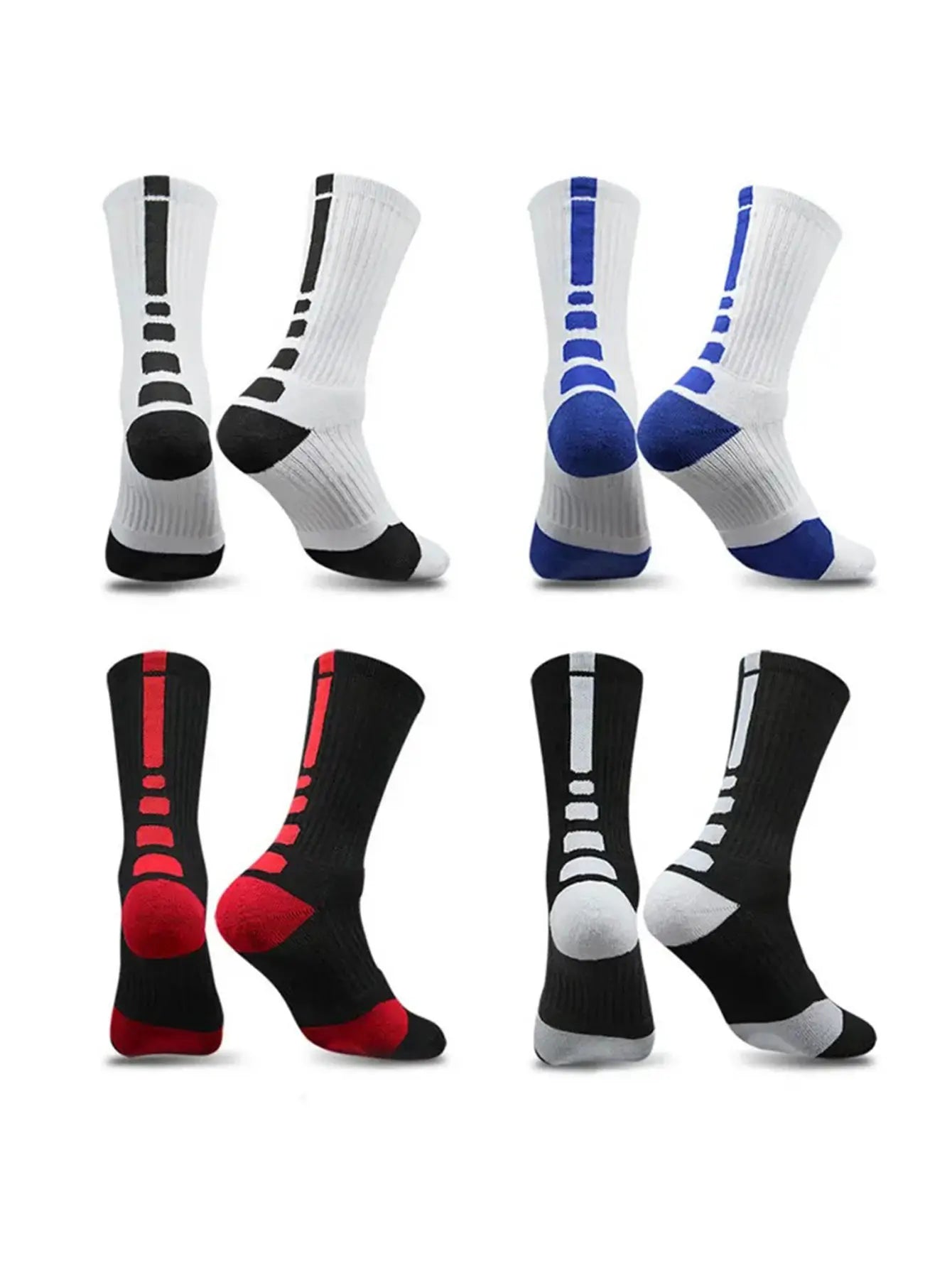 NONE Pro Basketball Training Socks With Mid Length TowelBottoms 3-Pair