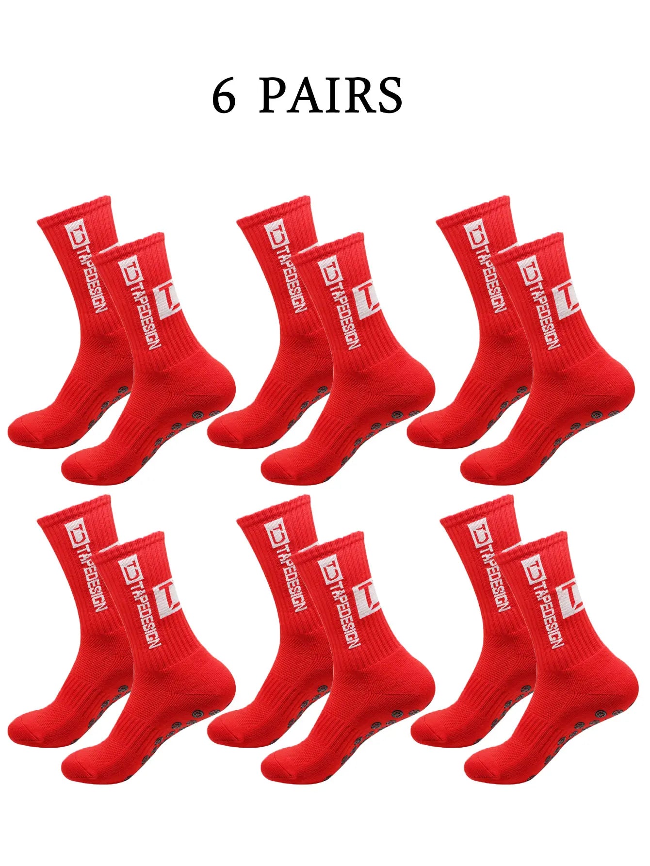 NONECN Football Socks Unisex Mid Length Anti Slip Training Thickened