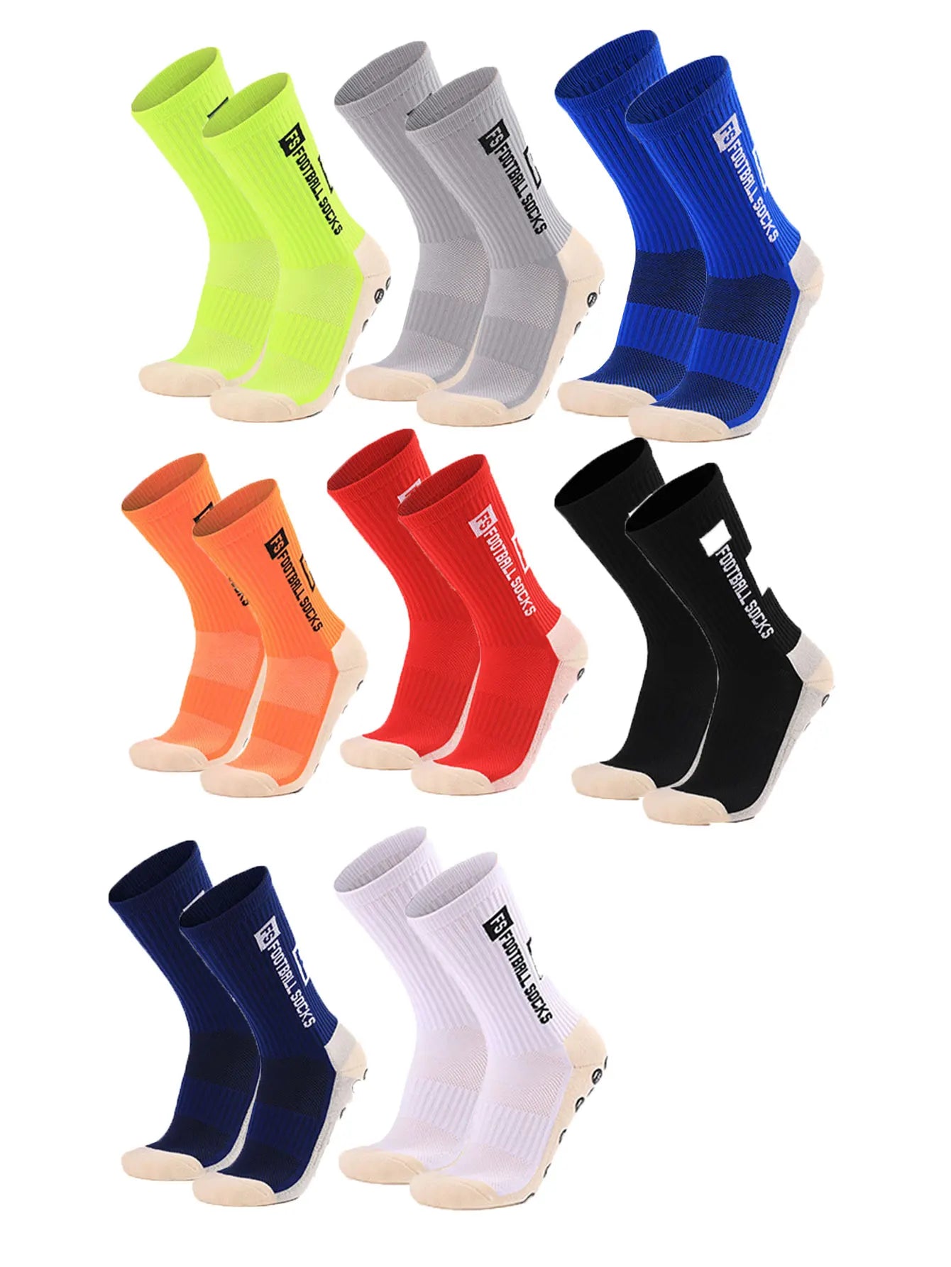 Grip Non Slip Soccer Socks For Men Athletic Football Basketball
