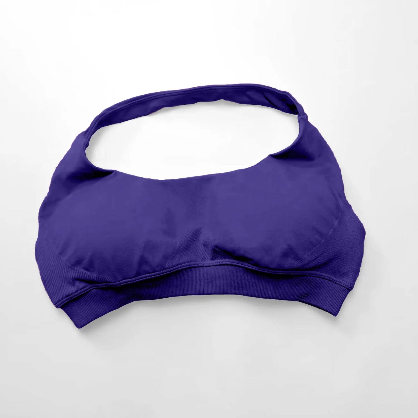 Impact Sports Bra Women Seamless Halter Top Open Back