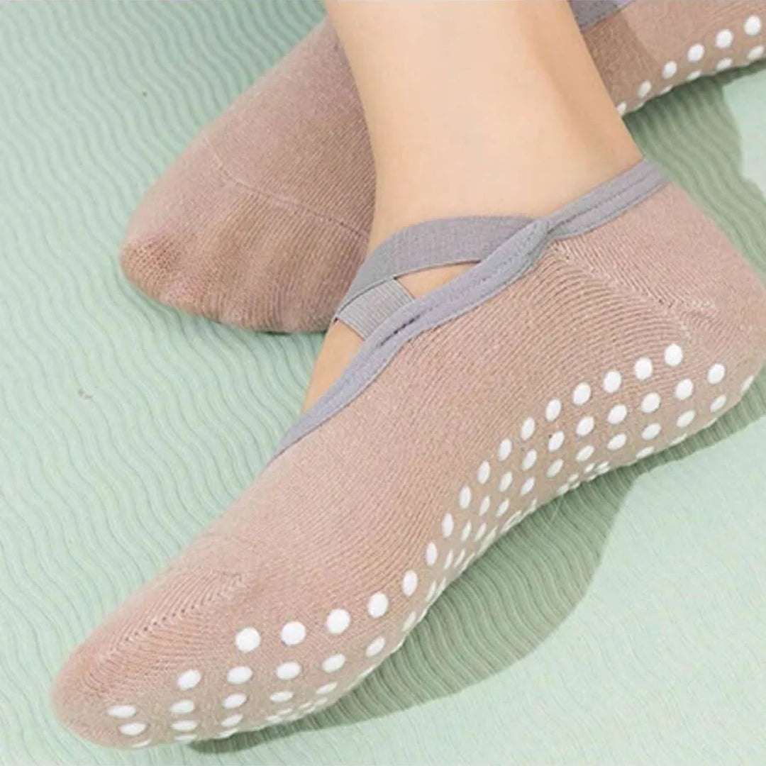 NONECN Yoga Socks Non Slip Silicone Dot Grip Indoor Fitness