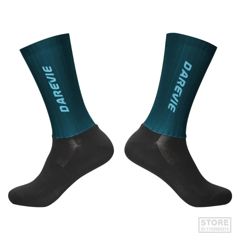 Cycling Socks Aero Sock Speed Breathable Anti Slip For Men